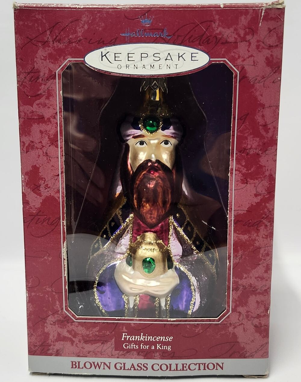 1998 Hallmark Keepsake Frankincense Gifts for a King Blown Glass Ornament